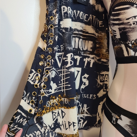 NWT Victoria's Secret X Balmain 2017 Fashion Show 3pc Set! 34D/med 🖤 - Picture 7 of 13